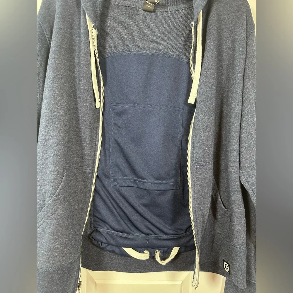 Quikflip Hero Hoodie in Pacific Navy - Picture 6 of 9